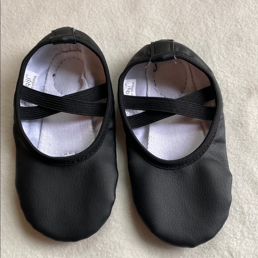 Kids Black Ballet Shoes